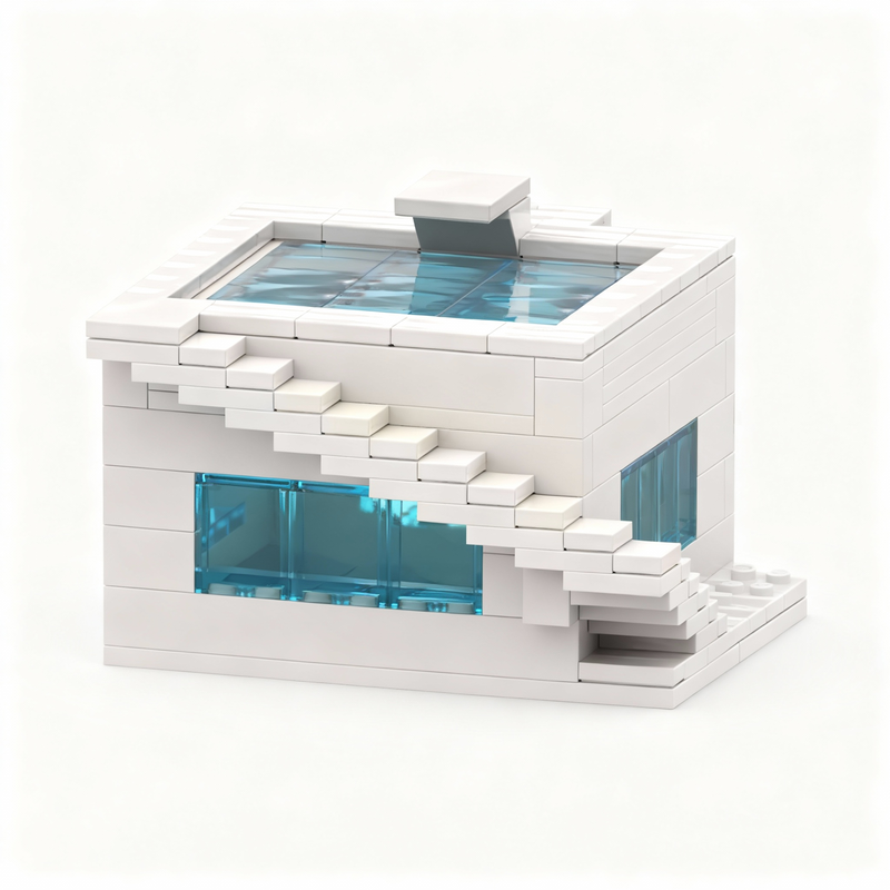 193pcs MOC Outdoor Small Swimm - огляд і ціна Art Craft Gift Ideas