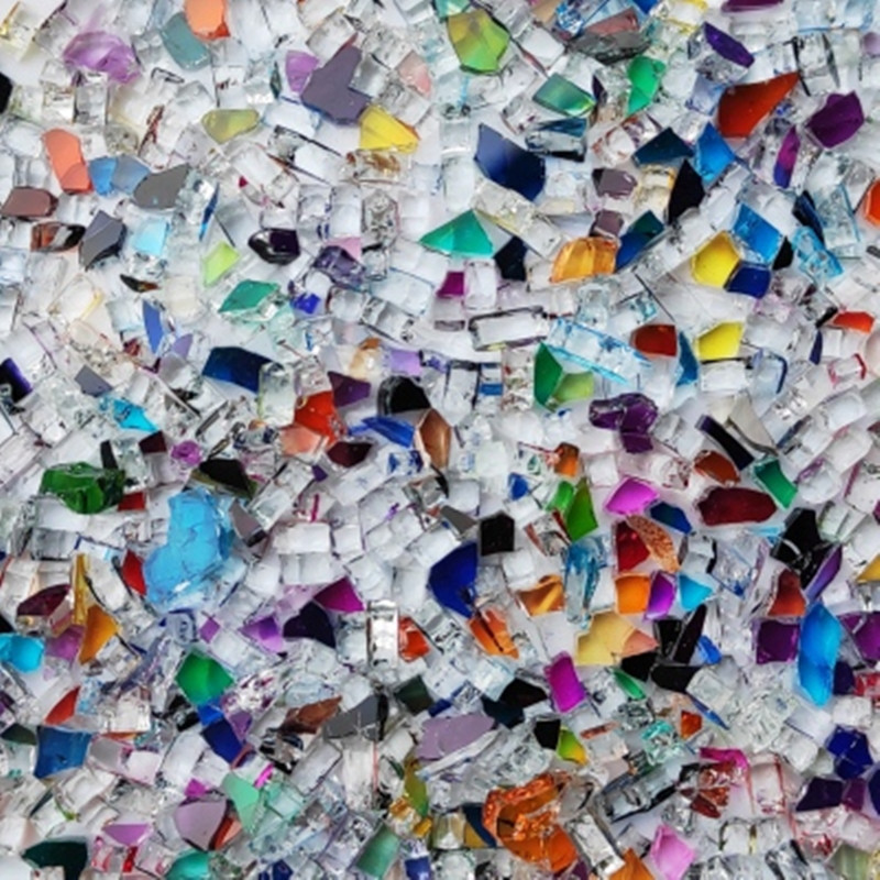 100g Mixed Color Crystal Glass - огляд і ціна Art Craft Mirror