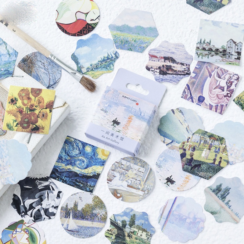 46pcs Art Museum Boxed Sticker - огляд і ціна Art Craft Museum
