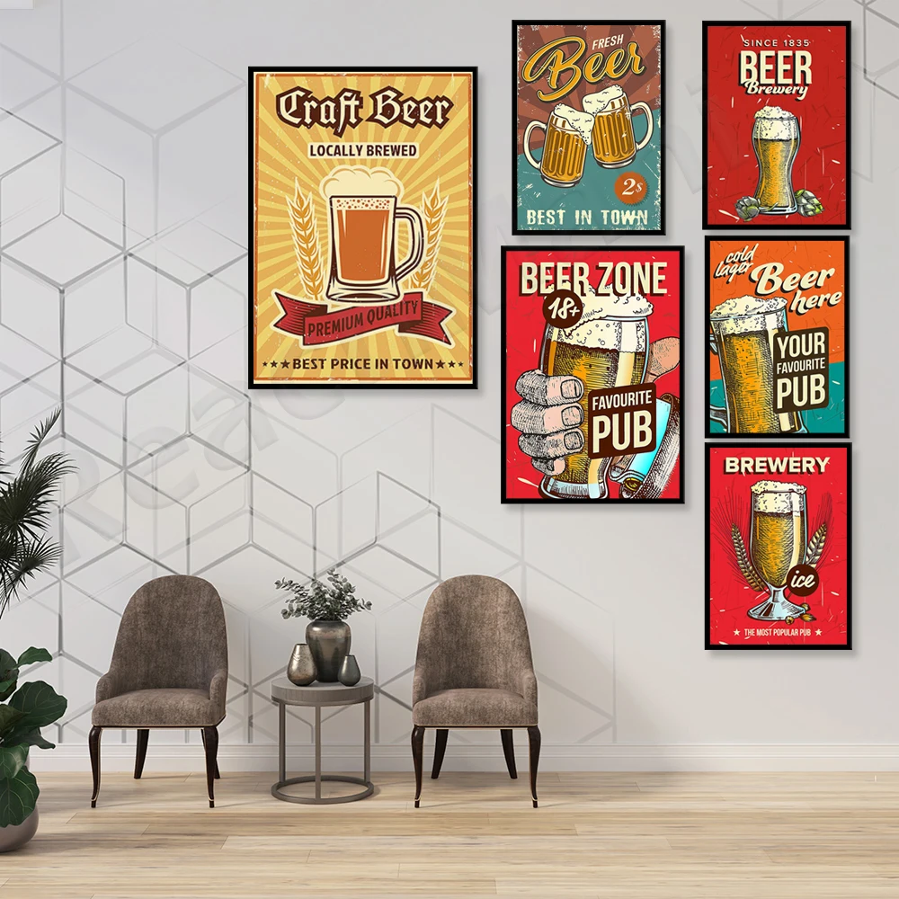 Favorite pub poster, brewery,  - огляд і ціна Art Craft Decoration Ideas