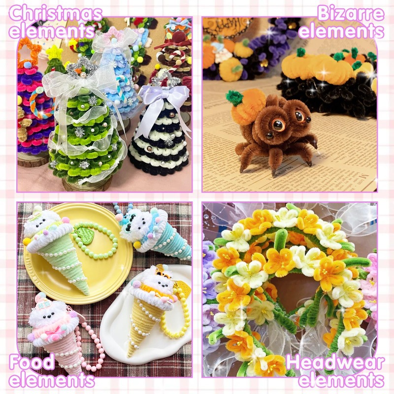 Pipe Cleaners Chenille Stems J - огляд і ціна Art Craft Jumbo