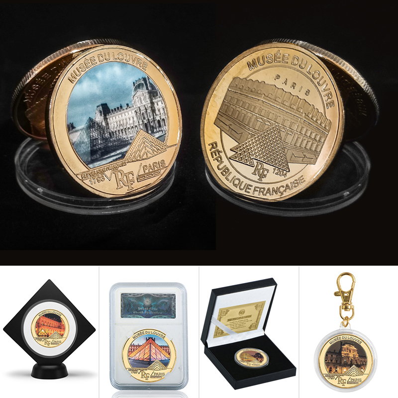 Louvre Museum Gold Foil Commem - огляд і ціна Art Craft Museum