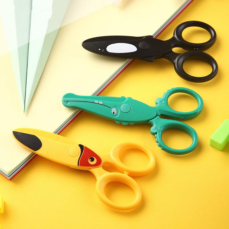 *3Pcs Kids Plastic Scissors Cu - огляд і ціна Art Craft For Preschool