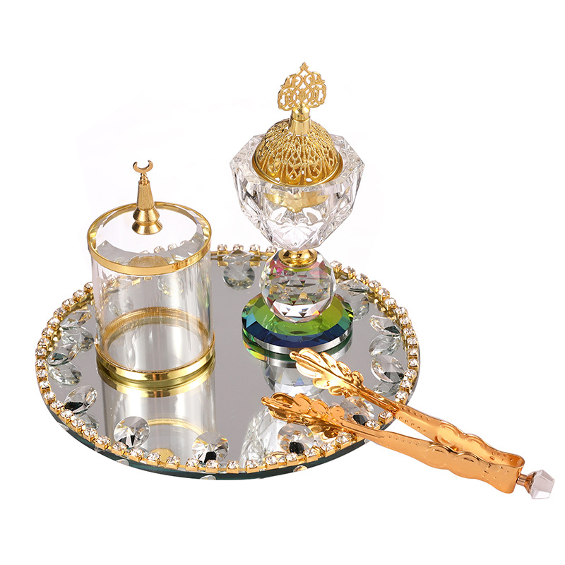 Round Gold Crystal Incense Bur - огляд і ціна Art Craft Decoration Ideas