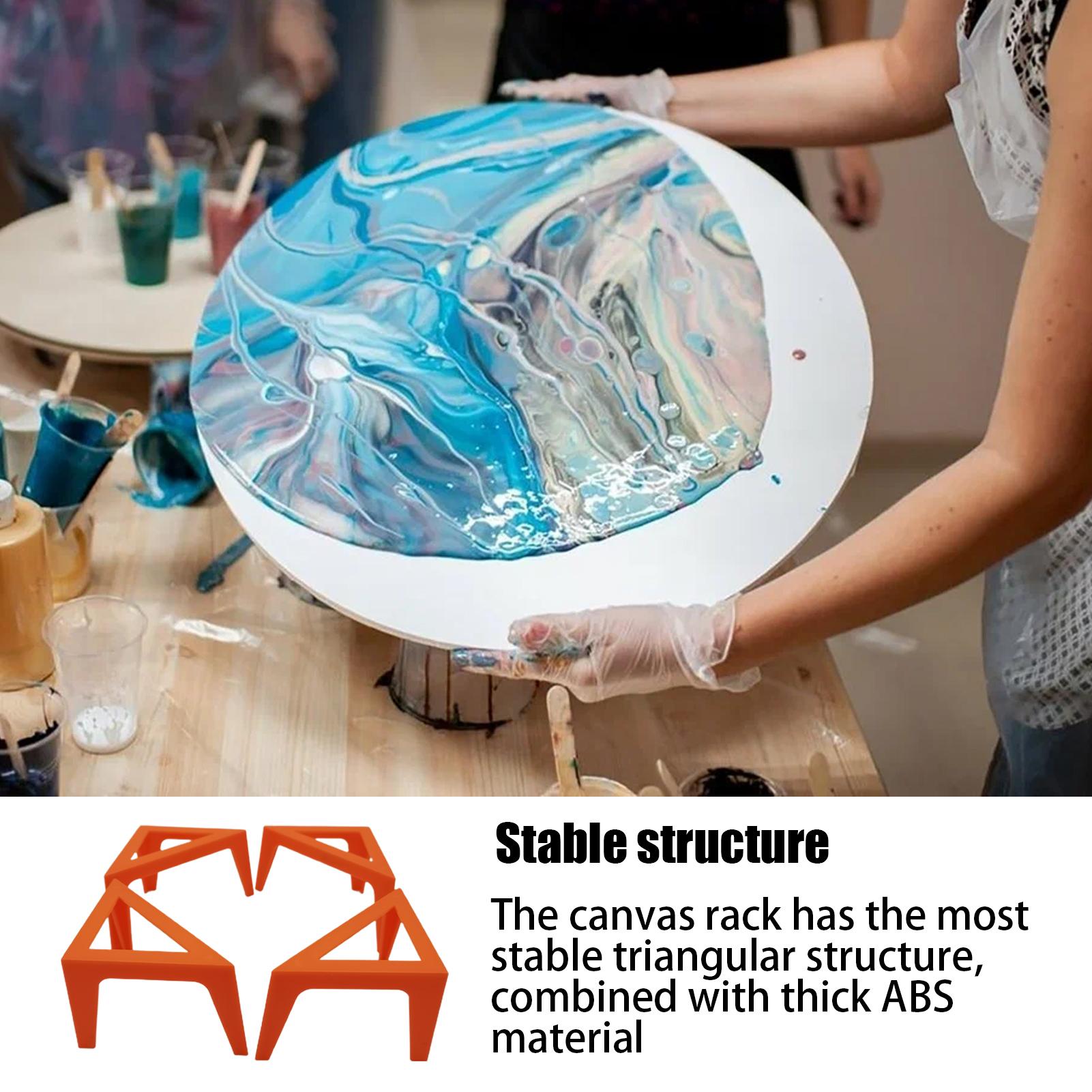 4pcs Triangle Canvas Stands Fo - огляд і ціна Acrylic Pour Paint
