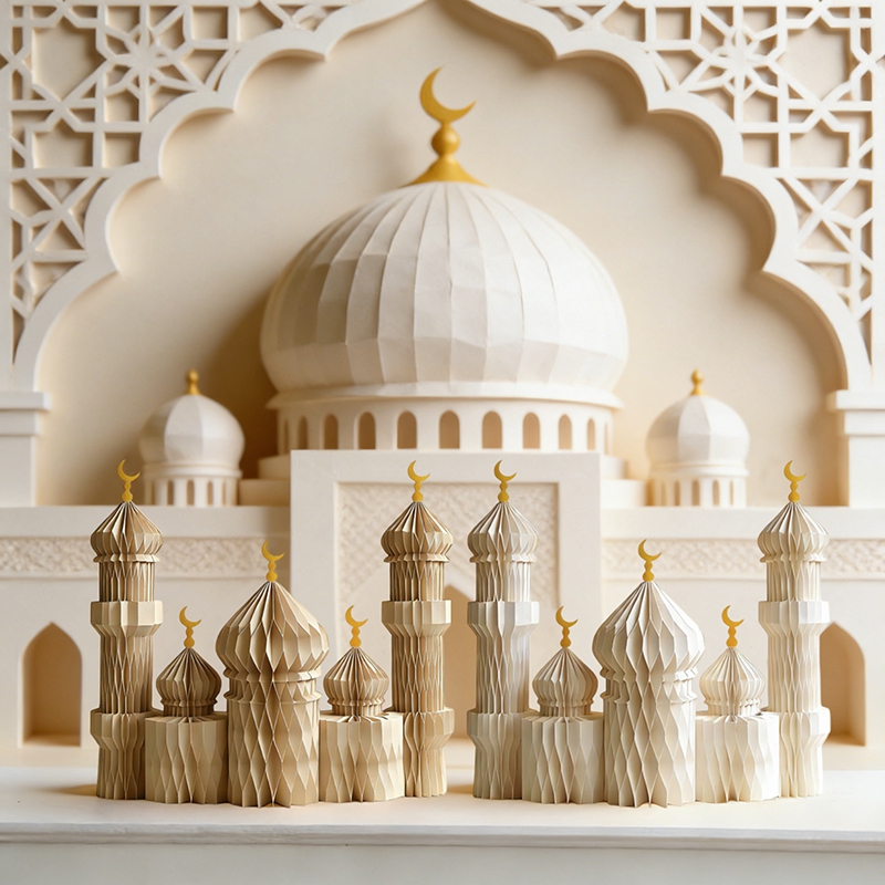 3D Honeycomb Paper Art Palace  - огляд і ціна Art Craft Earth Day