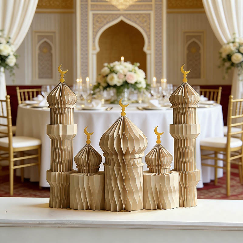 3D Honeycomb Paper Art Palace  - огляд і ціна Art Craft Earth Day