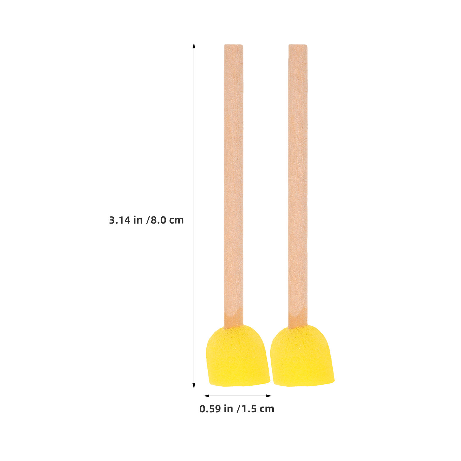 80Pcs Tools Round Sponge Brush - огляд і ціна Art Craft For Preschool