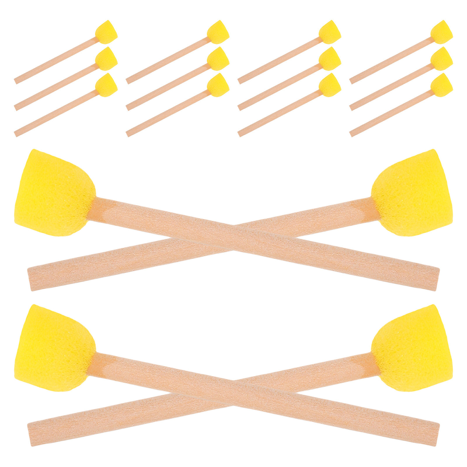 80Pcs Tools Round Sponge Brush - огляд і ціна Art Craft For Preschool
