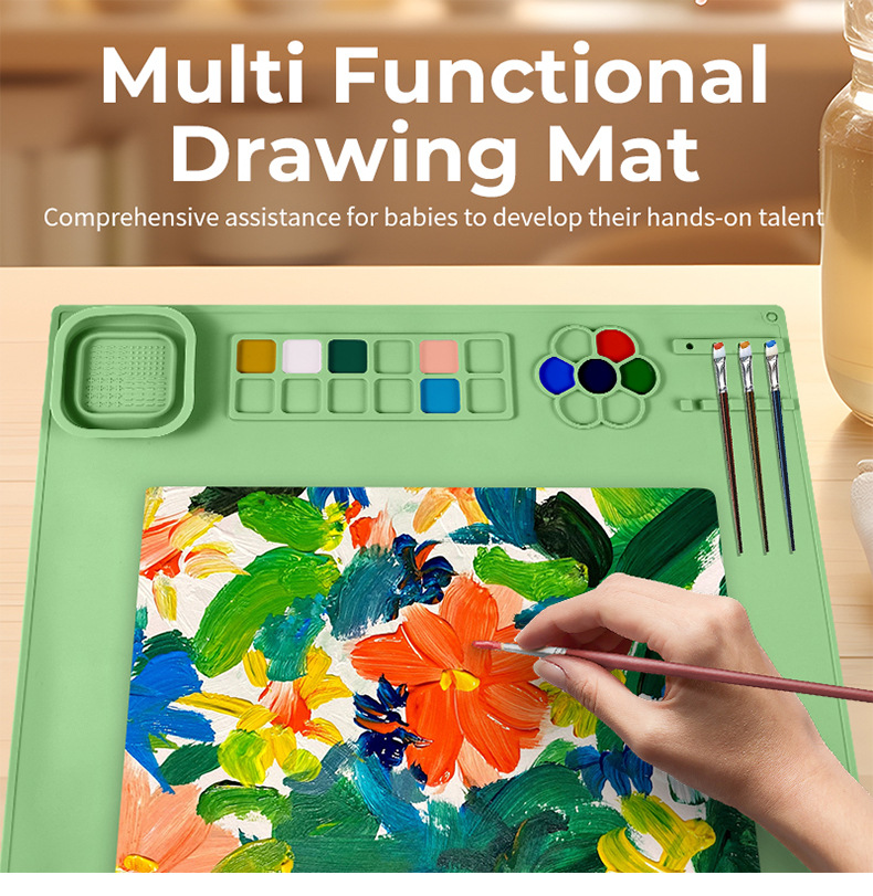 Portable Silicone Painting Mat - огляд і ціна Art Craft Cup