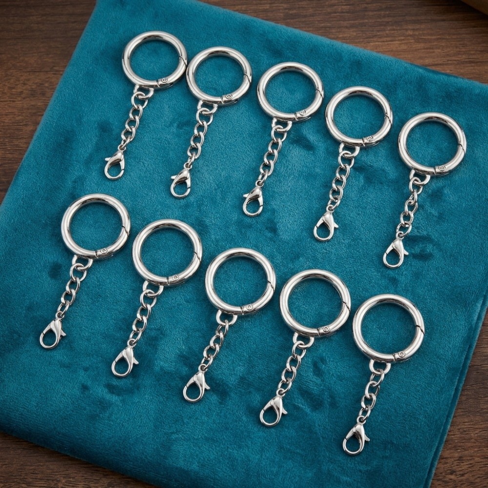 10Pcs Spring Ring Clasp Lobste - огляд і ціна Art Craft Mirror