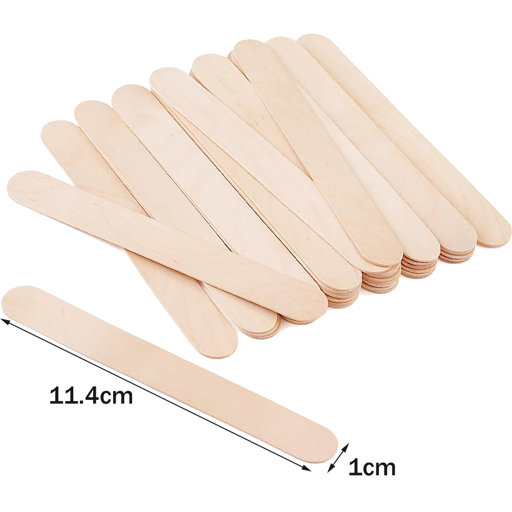 50pcs 11.4cm Natural Wooden Po - огляд і ціна Art Craft Jumbo