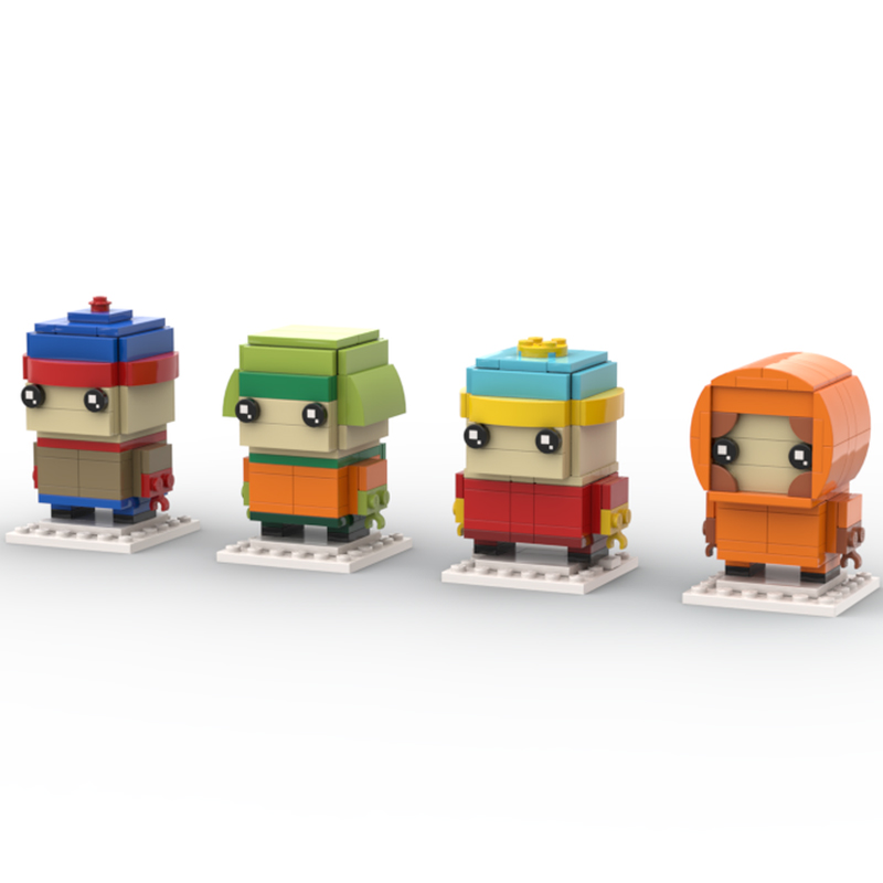 336pcs MOC South Park BrickHea - огляд і ціна Art Craft Gift Ideas