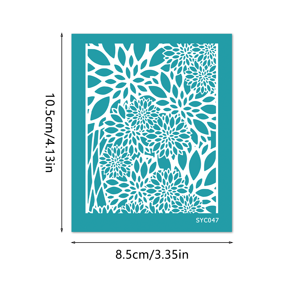 1Sheet Rose Leaves Pattern Cla - огляд і ціна Silk Screen Printing