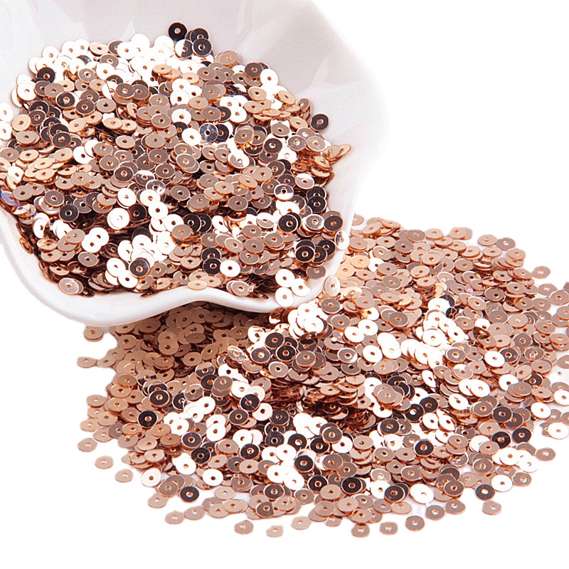 Champagne Sequin 3mm -10mm Gli - огляд і ціна Art Craft Cup