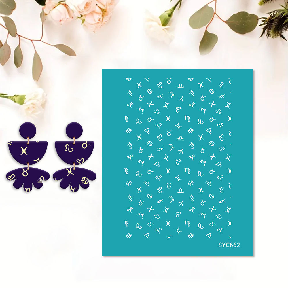 6 Styles Vintage Floral & Zodi - огляд і ціна Silk Screen Printing
