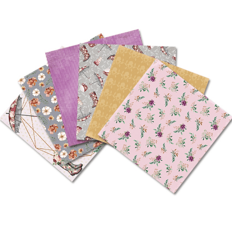 24 Sheets/Pack Floral Umbrella - огляд і ціна Art Craft Umbrella