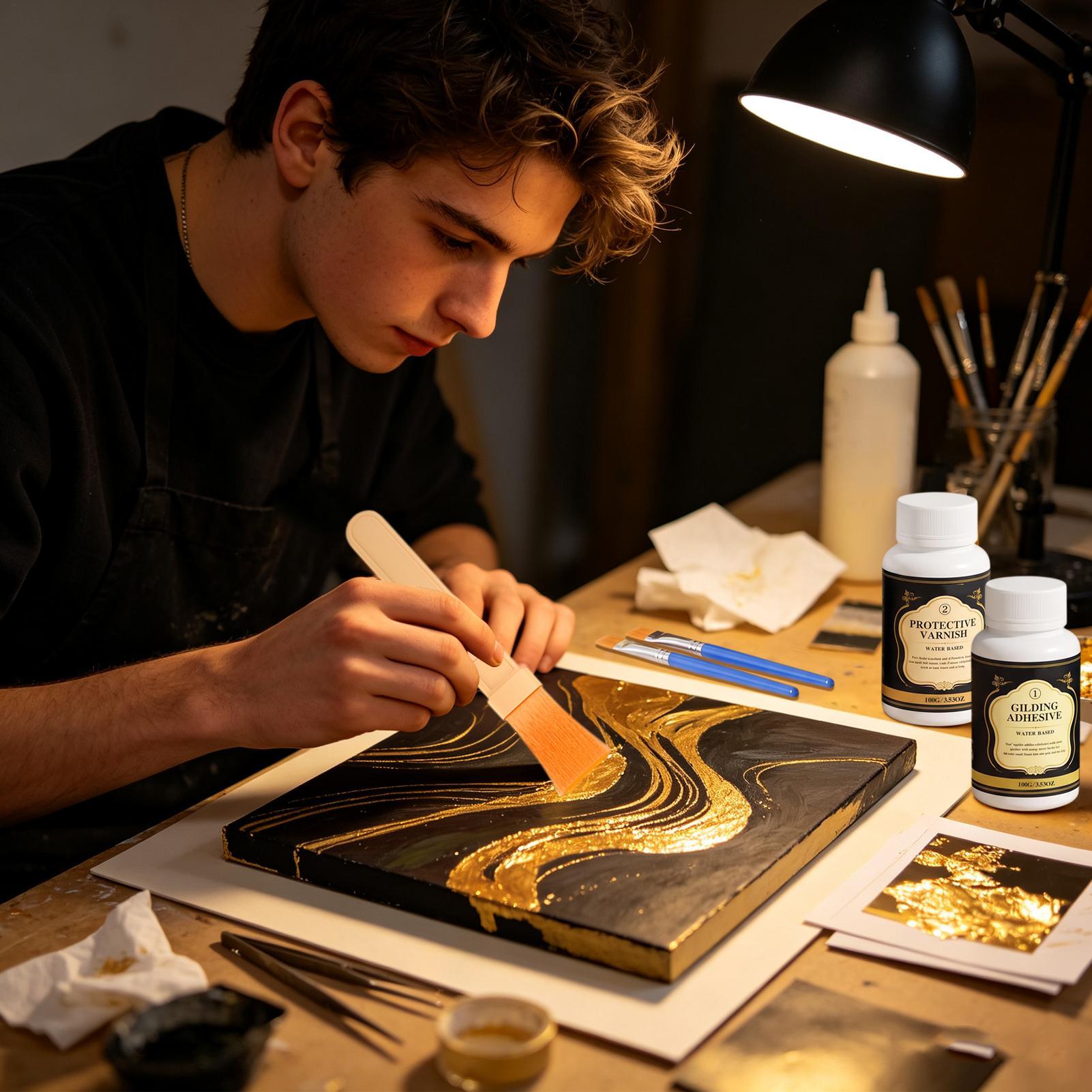 Gilding Adhesive Water-Based L - огляд і ціна Art Craft Glue