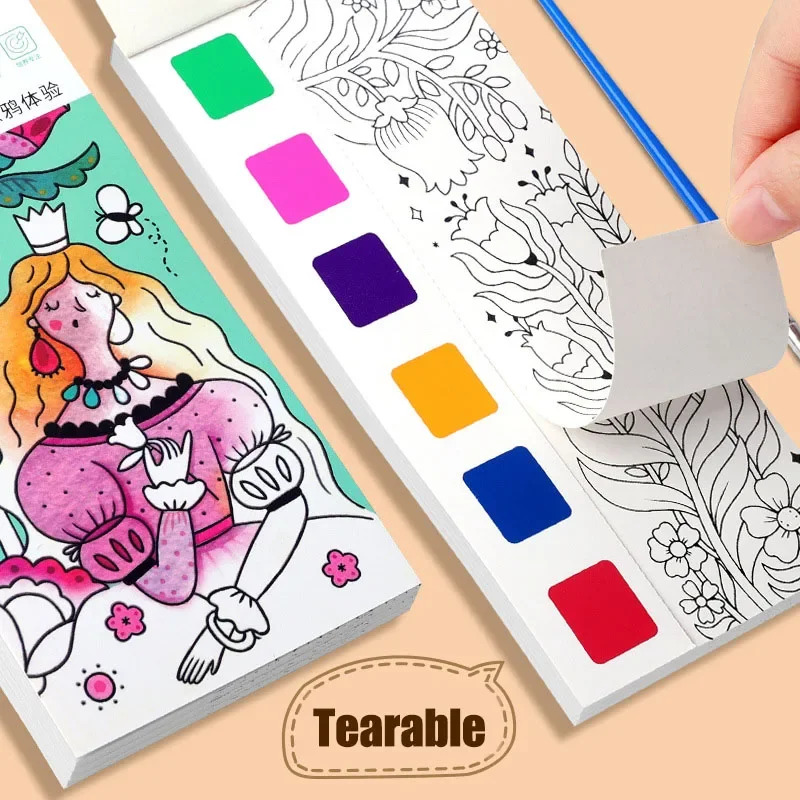 Portable Watercolor Book Set - - огляд і ціна Gouache Paint Set