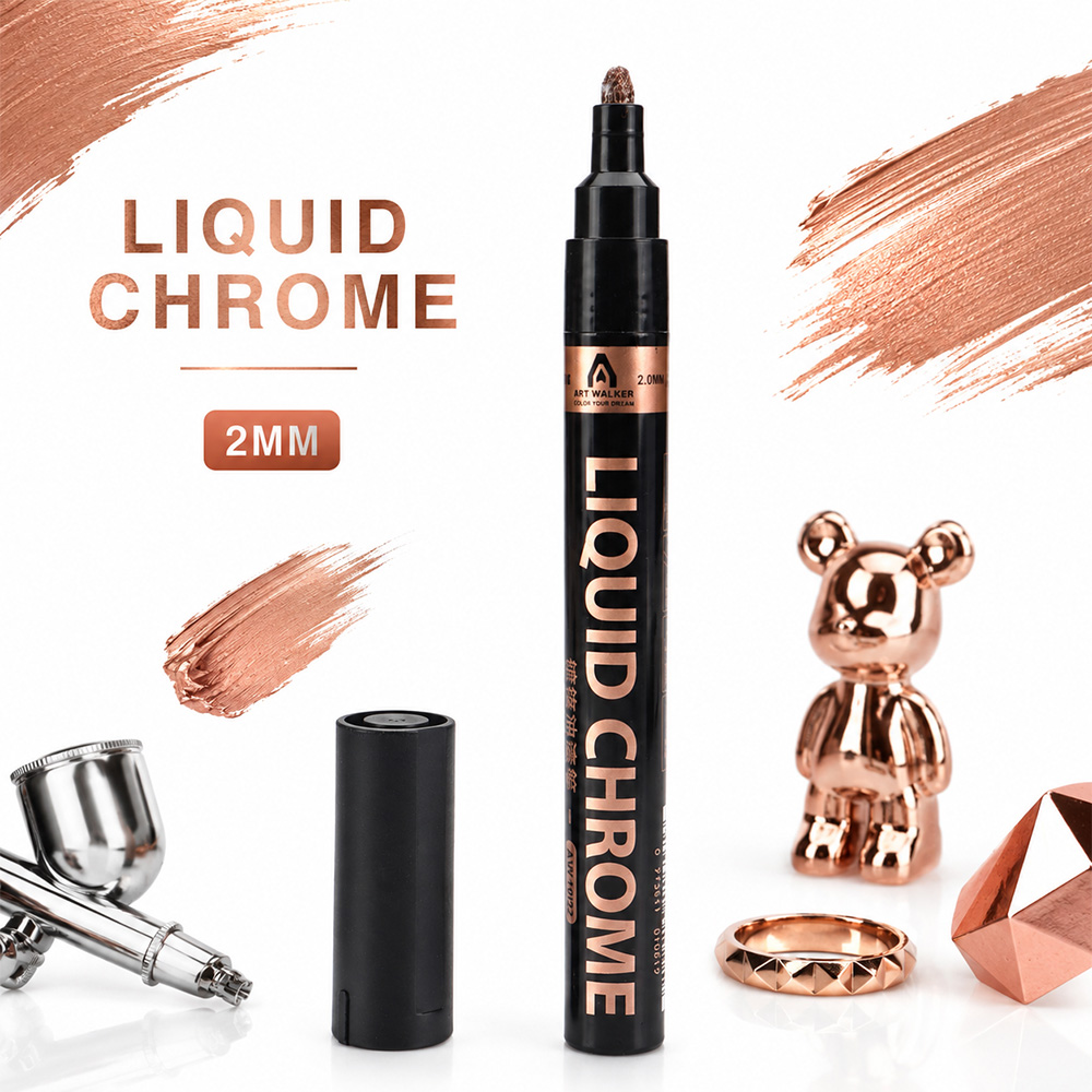 2mm Liquid Chrome Marker High  - огляд і ціна Art Craft Mirror