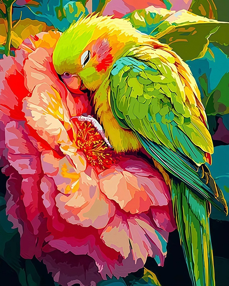 DIY Digital Oil Painting Parro - огляд і ціна Art Craft Earth Day