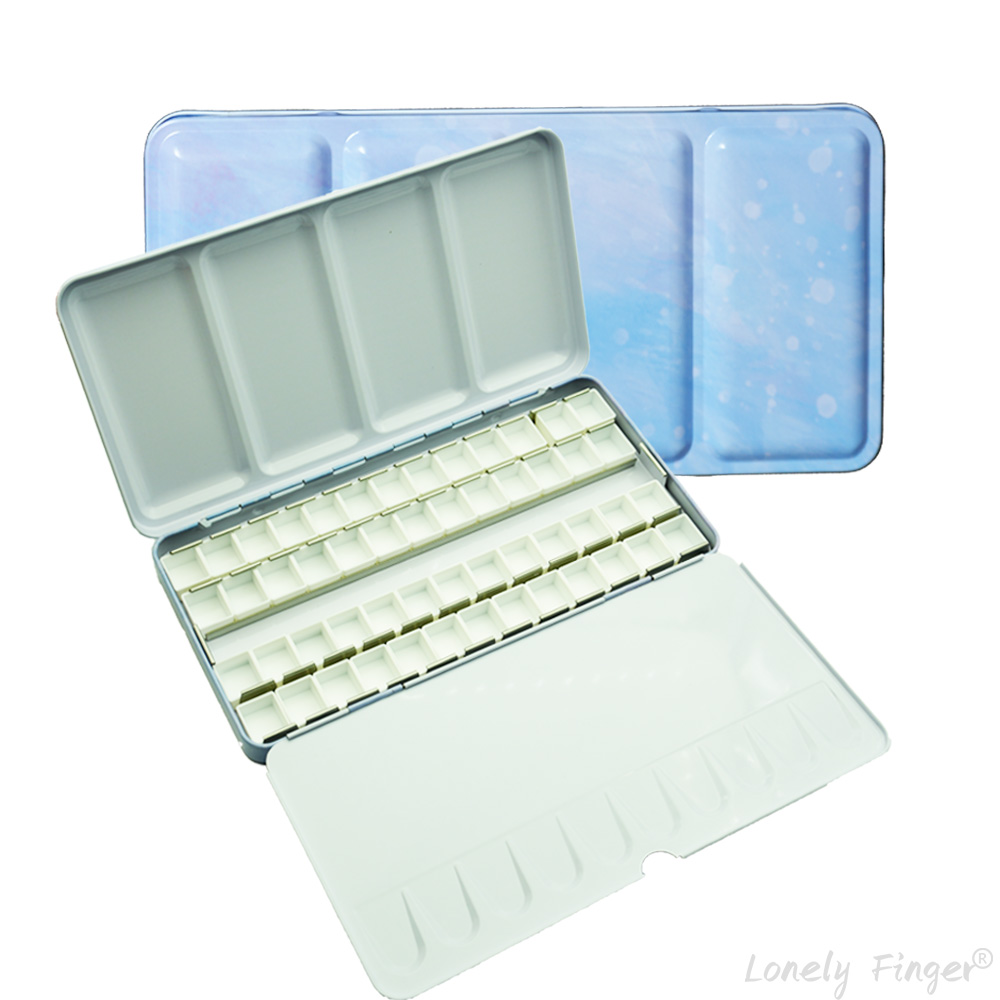 Empty Watercolor Palette Tin S - огляд і ціна Gouache Paint Set