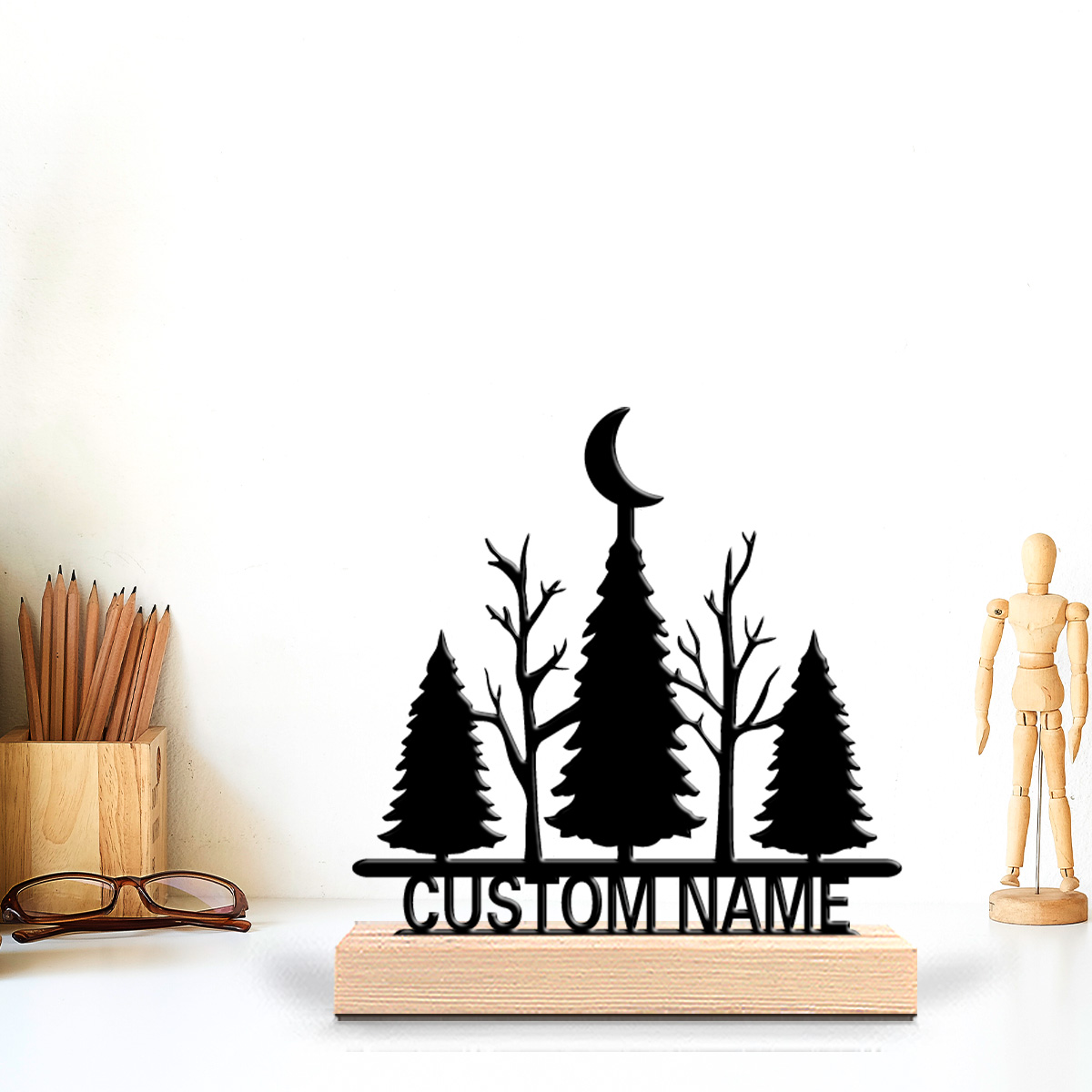 1pc Minimalist moon tree Custo - огляд і ціна Art Craft & Architecture