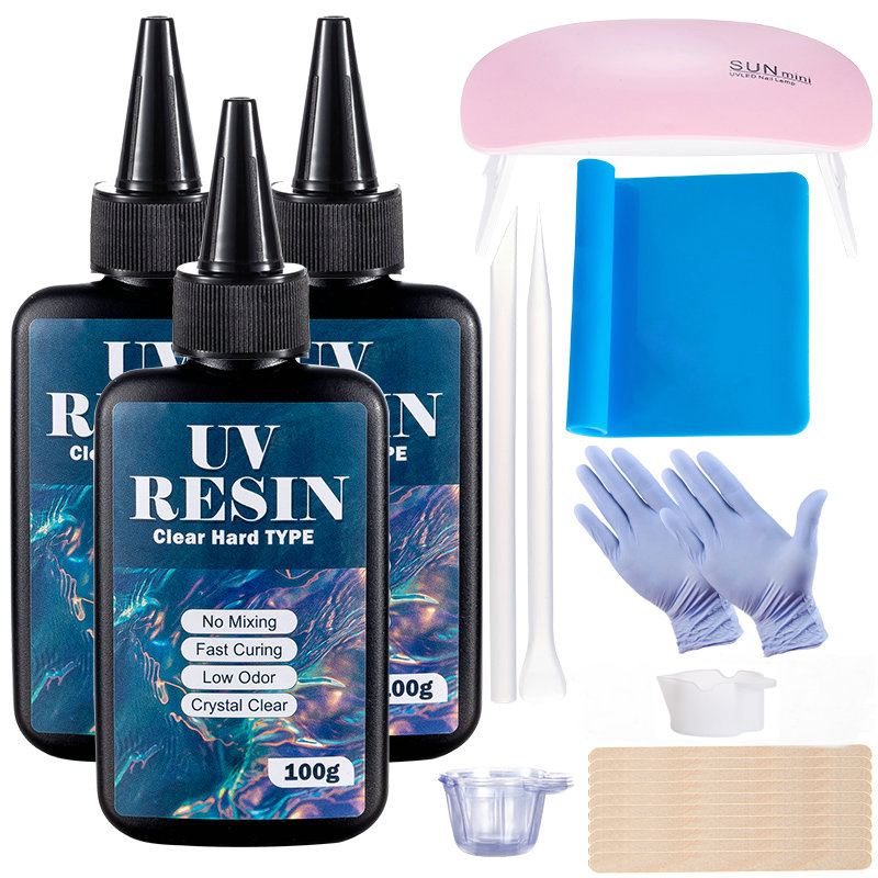100g/250g Clear UV Resin Hard  - огляд і ціна Art Craft Glue