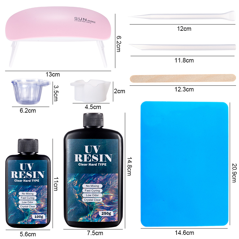100g/250g Clear UV Resin Hard  - огляд і ціна Art Craft Glue