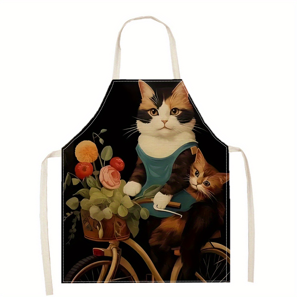 Linen Apron Funny Cat Sunglass - огляд і ціна Art Craft Gift Ideas