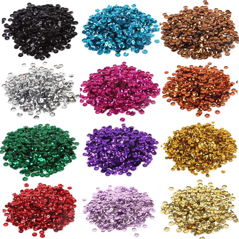 20g Silver Cup Sequin 6mm Flat - огляд і ціна Art Craft Cup