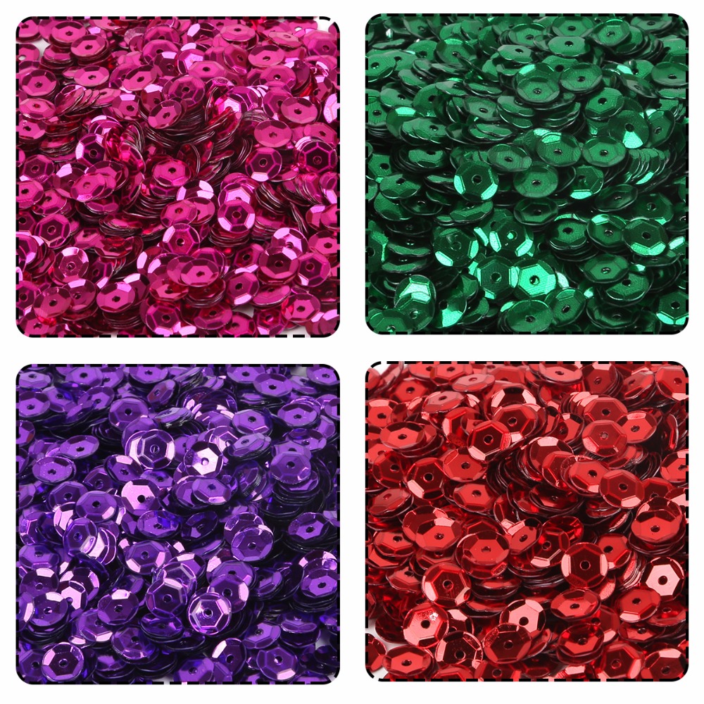 20g Silver Cup Sequin 6mm Flat - огляд і ціна Art Craft Cup