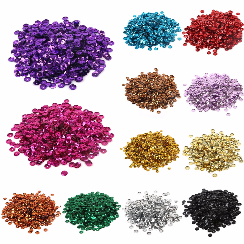 20g Silver Cup Sequin 6mm Flat - огляд і ціна Art Craft Cup
