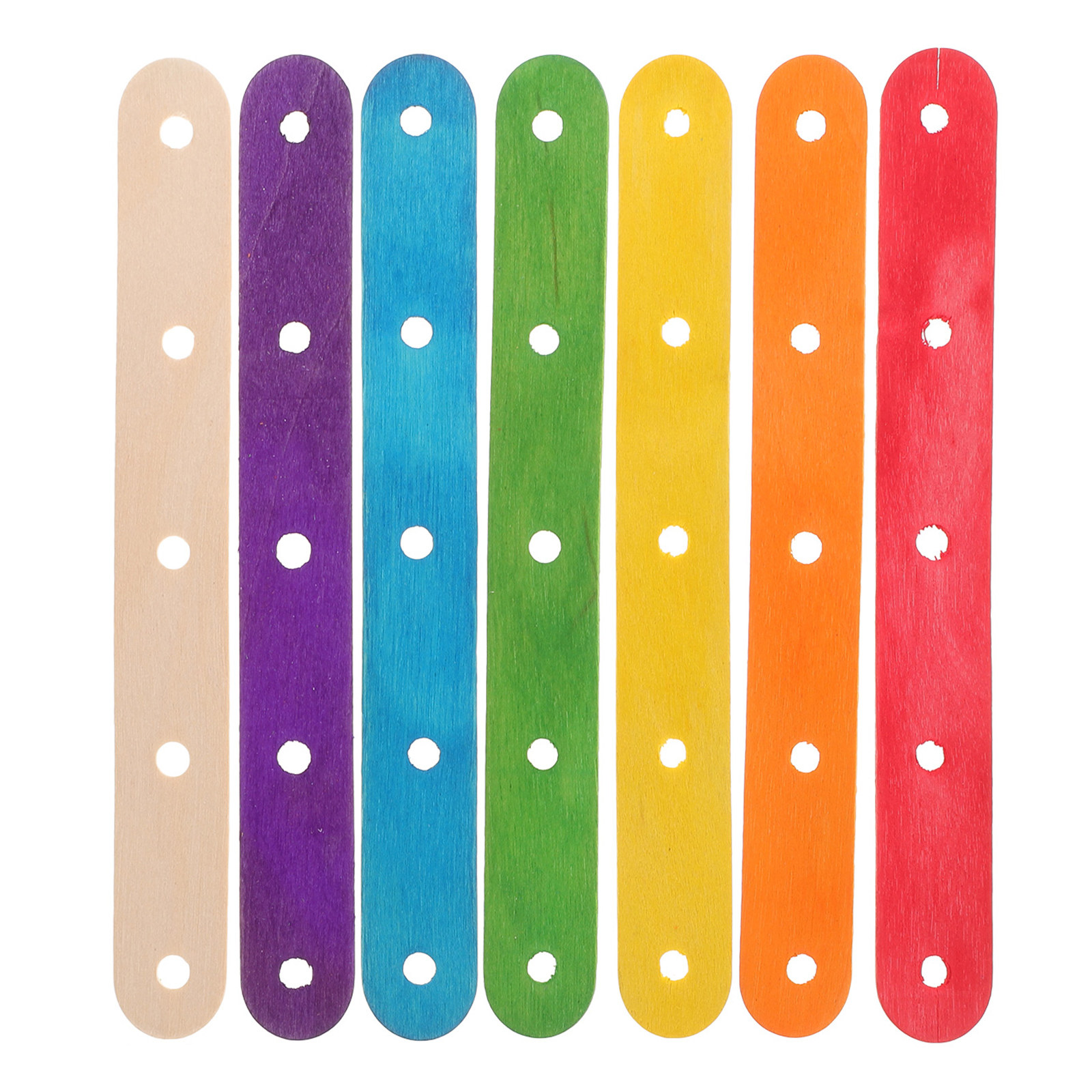 100Pcs Wood Craft Sticks Color - огляд і ціна Art Craft Jumbo