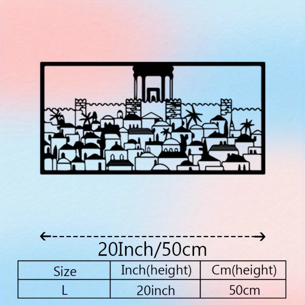 CIFBUY Metal Wall Art Jerusale - огляд і ціна Art & Craft Village Pondicherry