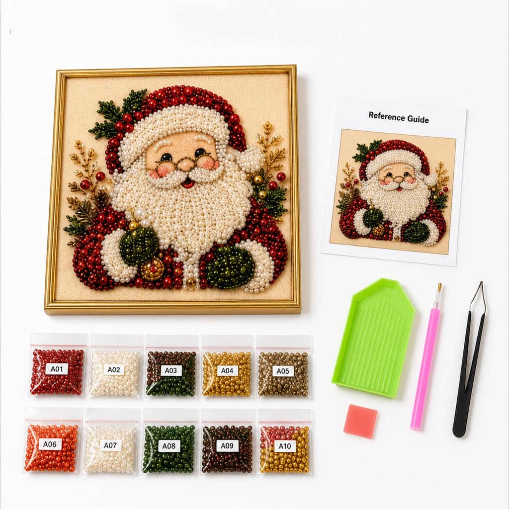 DIY Christmas Pearl Diamond Pa - огляд і ціна Art Craft Glasses Frames
