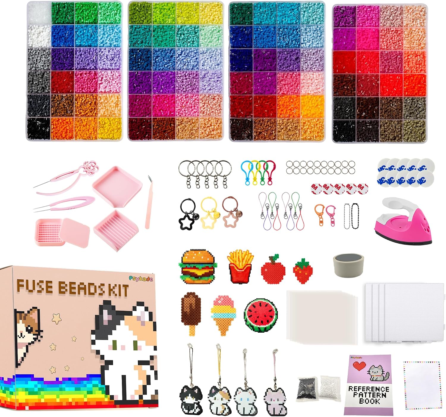 Fuse Beads Kit-Easy DIY-96 Col - огляд і ціна Art Craft & Architecture