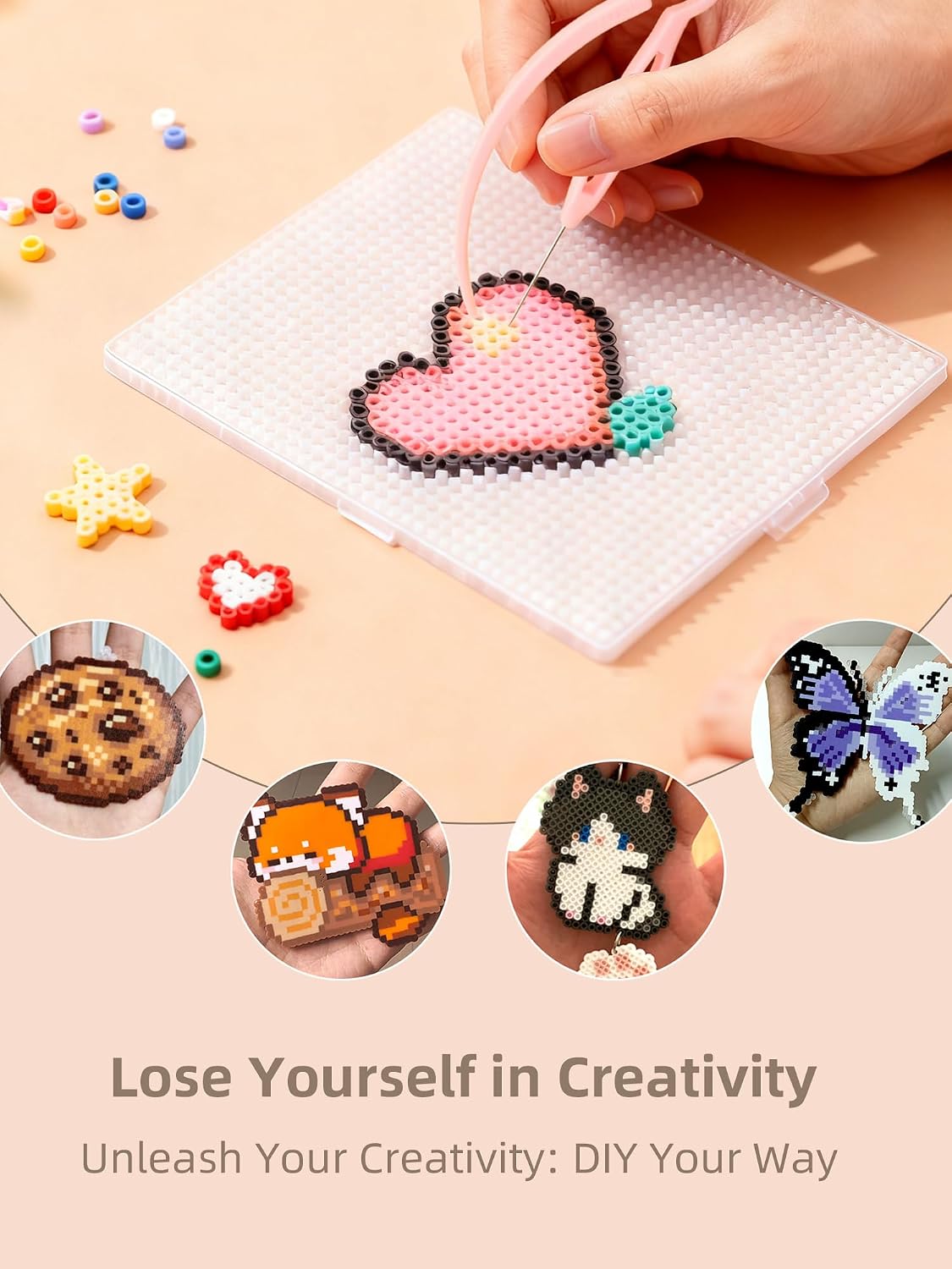 Fuse Beads Kit-Easy DIY-96 Col - огляд і ціна Art Craft & Architecture